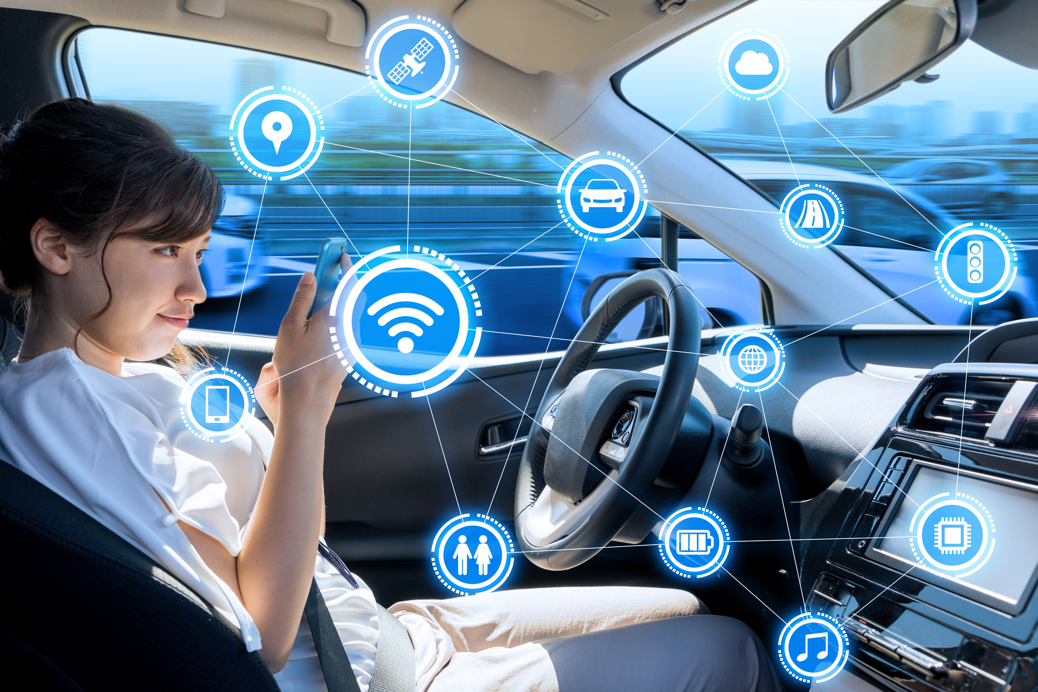 Piratage des voitures autonomes & connectées : la solution AutHmobil Vehicules-connectes