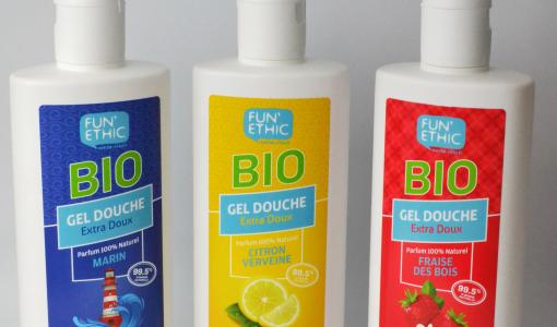 Fun’Ethic lance des Gels douche éthiques pour toute la famille