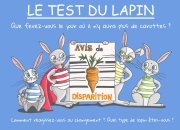 🥕🥕 🥕 Lundi de Pâques, allocution d’Emmanuel Macron : le test du lapin 🐰, un livre qui vous dit quel type de lapin vous êtes et qui vous interroge sur ce que vous ferez le jour où il n’y aura plus de carottes ?