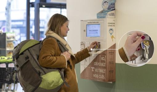 Le Partenariat Carrefour et Monkey-Locky s’étend à la région PACA pour équiper les Carrefour City de Nice de consignes connectées pour les clés