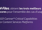 M-Files reconnu dans le rapport Gartner® 2021 Critical Capabilities pour les plateformes de contenu.